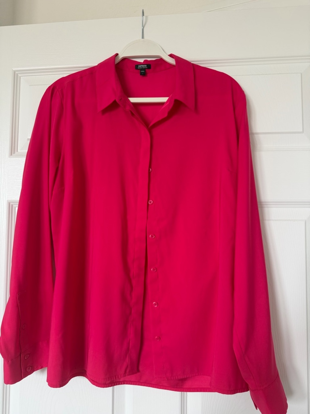 Express Portofino Shirt — Bright Fuchsia Pink